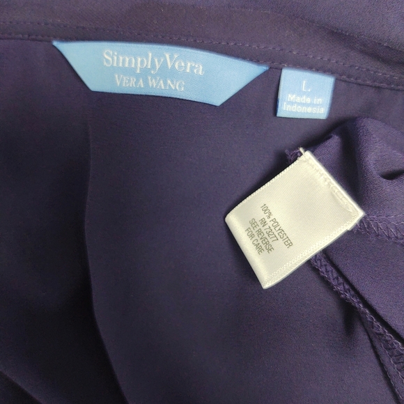 Simply Vera Purple Dressy Tank Size Large! - Picture 9 of 12